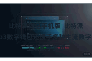 比特派钱包手机版 比特派Web3数字钱包还援手多种主流数字货币