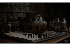 比特派钱包多链版  新版的比特派在用户界面打算上进行了再行编削