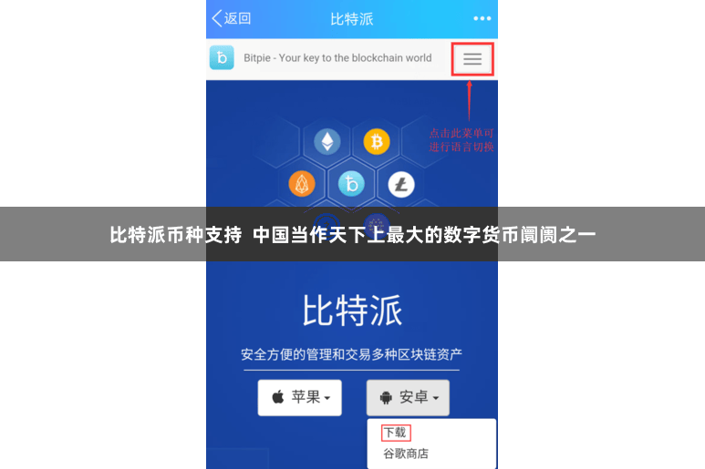 比特派币种支持  中国当作天下上最大的数字货币阛阓之一