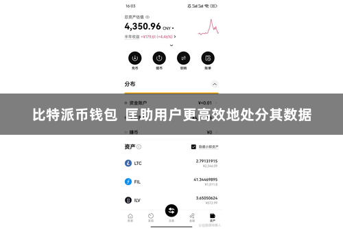 比特派币钱包  匡助用户更高效地处分其数据